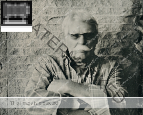 Portrait (WatePlate) Fotografiert und entwicklet von Friedrich Müller